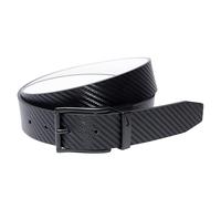 Nike Perforierter wendbarer Gürtel für Herren, Schwarz CF-Textur/Weiß, M