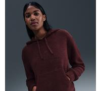 Nike Phoenix Cozy Bouclé weiter Strick-Hoodie (Damen) - Rot M (EU 40-42) HV2768-619