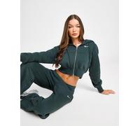 Nike Phoenix Crop Full Zip Hoodie Damen - Damen, Grün - M