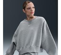 Nike Phoenix Fleece Over-Oversized Rundhals-Sweatshirt für Damen - Grau XS (EU 32-34) DQ5761-063