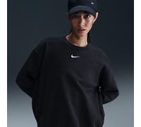 Nike Sportswear Phoenix Fleece Oversize-Damen-Sweatshirt mit Rundhalsausschnitt - Schwarz M (EU 40-42) FZ4270-010