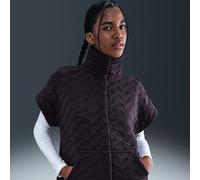 Nike Phoenix Fleece Oversize-Weste aus Jacquard-Material (Damen) - Lila XS (EU 32-34) HV2785-540