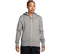 Nike Sportswear Phoenix Fleece Damen-Hoodie Mit Durchgehendem Reißverschluss, Dk Grey Heather/Sail, HJ0995-063, XL
