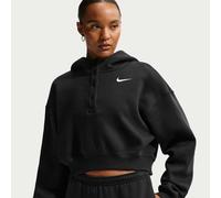 NIKE Damen Kapuzensweat W NSW PHNX FLC OS CRP HNLY HDY (Con (IF0258) S BLACK/SAIL