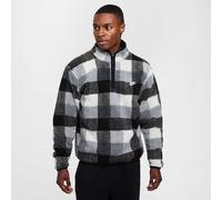 Nike Pile Half Zip Club Black/White/Smoke Grey da Uomo S
