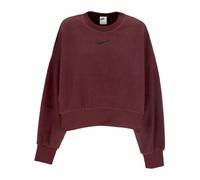 Nike - Plush Mod Crop Crewneck Sweatshirt - - Sport - Damen - Rot - L