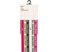 Nike Printed Headband 6er Pack (fire/Lemon, one Size)
