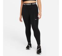 NIKE Pro 365 Plus Size Leggings Damen 011 - black/white 1X