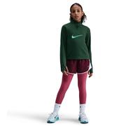 NIKE Pro Dri-FIT 1/2-Zip Langarmshirt Mädchen 323 - fir/mint foam/fir S (128-137 cm)
