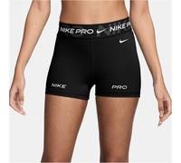 NIKE Pro Dri-FIT Mid-Waist 3" kurze Leggings Damen 010 - black/iron grey/white/white XS