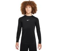 Nike Pro Longsleeve Top Kinder 122-128 Schwarz/Weiß