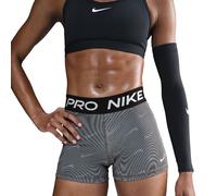 NIKE Pro Mid-Waist 3" Printed kurze Leggings Damen 010 - black/white S
