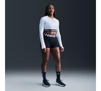 NIKE Pro Sculpt High-Waist 3" kurze Leggings Damen 010 - black/white M