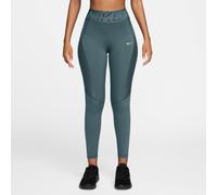 NIKE Pro Sculpt High-Waist 7/8-Leggings Damen 382 - mineral slate/faded spruce/white L