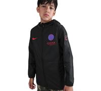 NIKE PSG Paris Saint-Germain Academy Pro Ausweich Regenjacke Kinder 011 - black/global red M (137-147 cm)