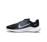 Nike Quest 5 Damen Straßenlaufschuhe Sneaker, Black White Iron Grey Dk Smoke Grey, 35.5 EU