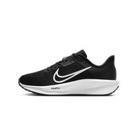 Laufschuh NIKE "WMNS QUEST 6", Damen, Gr. 38,5, schwarz, weiß, iron grau, Textil, Schuhe Laufschuh (88125630-38,5) schwarz, weiß, iron grau