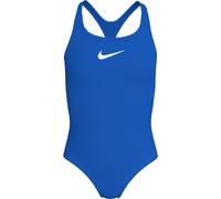 Badeanzug NIKE "RACERBACK ONE PIECE", Damen, Gr. L, N-Gr, blau crystal, Jersey, Obermaterial: 80% Nylon, 20% Elasthan, Badeanzüge Badeanzug, für sportliche Aktivitäten, schnell trocknendes Material (1