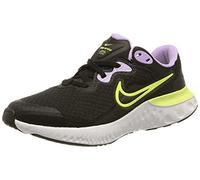 Nike Renew Run 2 (Gs) Sneaker, Black Lt Lemon Twist Lilac White, 36.5 EU