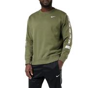 Nike Repeat FLC Crew Bluse Medium Olive/White S