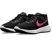 NIKE Revolution 6 Damen Laufschuhe schwarz rosa UK 4,5 Schwarz Damen