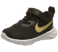 Nike Revolution 6 NN (TDV) Turnschuhe, Black MTLC Gold White, 22 EU
