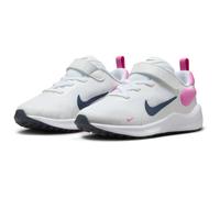 NIKE Revolution 7 Sneaker mit Klettverschluss Kinder 103 - white/midnight navy-playful pink 28.5