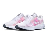 Laufschuh NIKE "Run Defy", Damen, Gr. 40, weiß, hydrangeas, bright crimson, Textil, Schuhe Laufschuh (10482912-40) weiß, hydrangeas, bright crimson