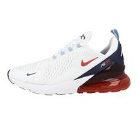 Nike Running Shoe Air Max 270, White/Chile Red-Midnight Navy, DJ5172-100, 45.5 EU