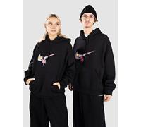 Nike SB Bb Swoosh Grill Hoodie black / white Herren Gr. S