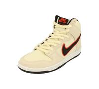 Nike SB Dunk High Pro PRM Herren Trainers DO9394 Sneakers Schuhe (UK 8 US 9 EU 42.5, Coconut Milk Black Team orange 100)