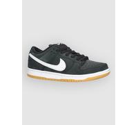 Nike SB Dunk Low Pro Iso Skateschuhe black / white / black / gum lig Gr. 10.0