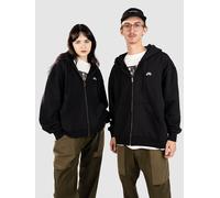 Nike SB Flc Essential Logo Sweatjacke black / white Gr. S