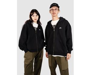 Nike SB Flc Essential Logo Sweatjacke black / white Gr. S
