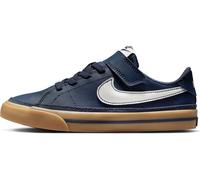 Nike Schuh Court Legacy Schuh Für Jüngere Kinder, Thunder Blue/Sail-Gum Light Brown, DA5381-401, 32 EU (1Y US)