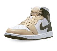 Nike Schuhe Wmns Air Jordan 1 Mid Code BQ6472-120 Weiß, Weiß Grün Beige, 41 EU