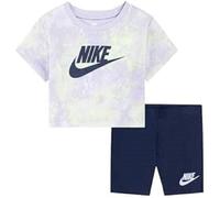 Nike Set Mädchen Boxer Tee und Bike Short 16L658, Lila, 92