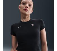 Nike Shox enges T-Shirt für Damen - Schwarz XS (EU 32-34) IO2244-010