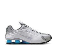 Nike Shox R4 "Blue Lagoon" - Size: 40.5 Metallic Silver/Blue Lagoon
