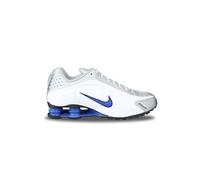 Nike Shox R4 Herren Schuhe (HQ1988-100, White/Racer Blue/Iron Grey/Metallic Silver), Weiß/Racerblau/Eisengrau/Metallic-Silber, 45 EU