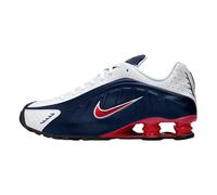 Nike Shox R4 Midnight Navy/Gym RED-White 45.5 EU