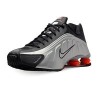NIKE Shox R4 (GS) Leichtathletikschuhe für Kinder, grau schwarz rot, 42.5 EU