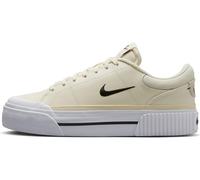 Nike Sneaker Damen Court Legacy Lift, Pale Ivory/Black-Muslin-White, FV5526-101, 38 EU (W 7 US)