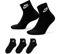 Nike - Everyday Essential Ankle Socks 3-Pack - Multifunktionssocken, Gr. 38-42 38-42 - EU: 38-42, schwarz (Black/White)