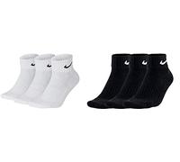 3er Pack NIKE Cushion Ankle Trainingssocken 001 - black/white 38-42