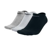 Nike Socken Value No Show 3er-Pack SX2554-901 39-42 Schwarz-Weiß-Grau