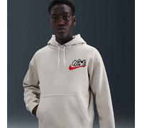 Nike Solo Swoosh Fleece-Hoodie für Herren - Braun S IH4293-104