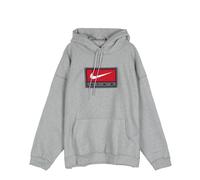 Nike Chenille Logo Solo Swoosh Hoodie - Herren, Grau - L