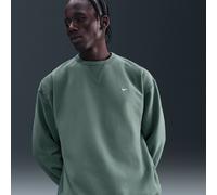 Nike Solo Swoosh Fleece-Rundhalsshirt für Herren - Grau XS HV1086-364