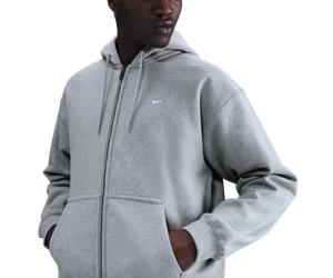 Nike Solo Swoosh Hoody Hoodie L grau